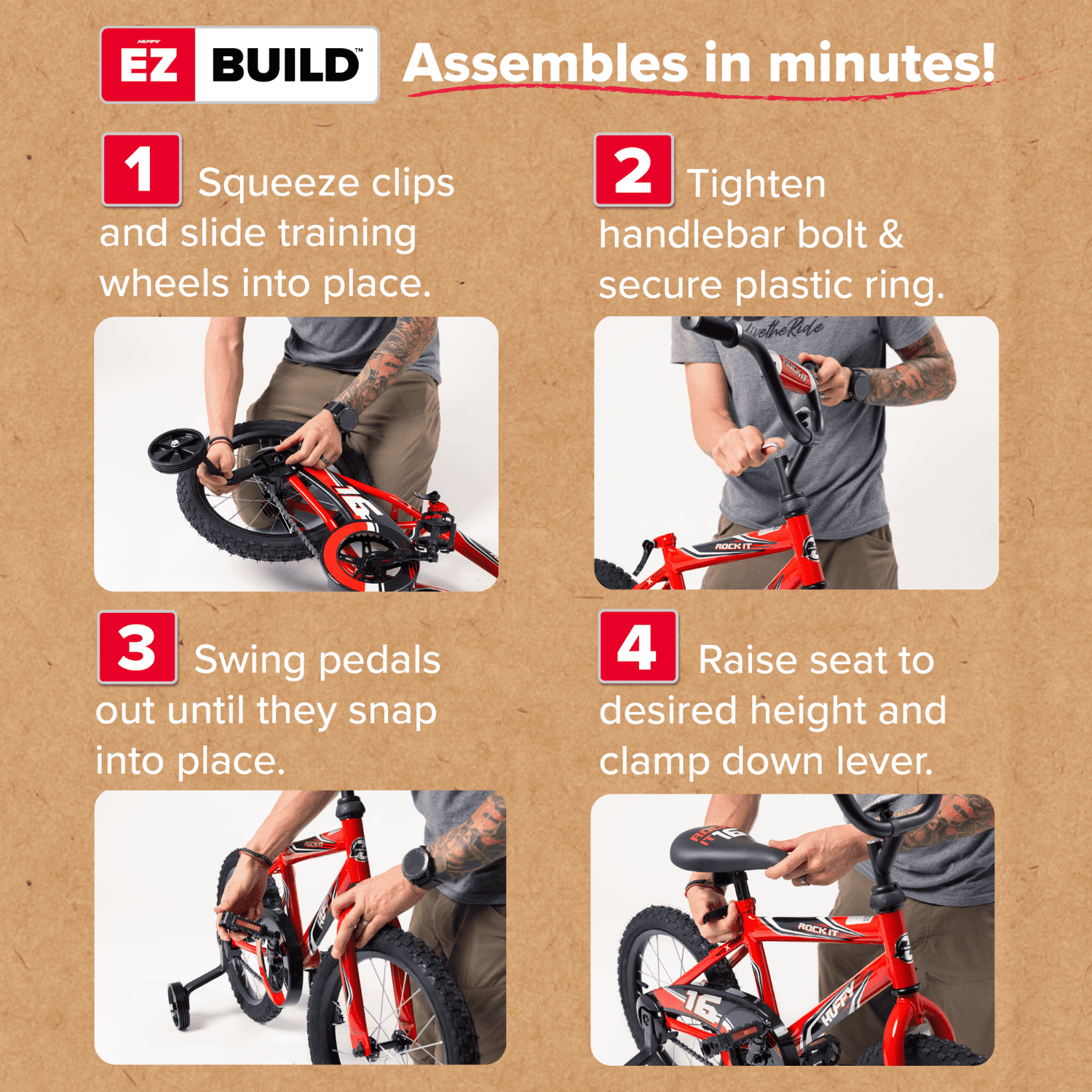 Huffy 20 Sea Star Kids' Bike, Fits Riders 44 - 56, Blue/Pink, Youth, Girls